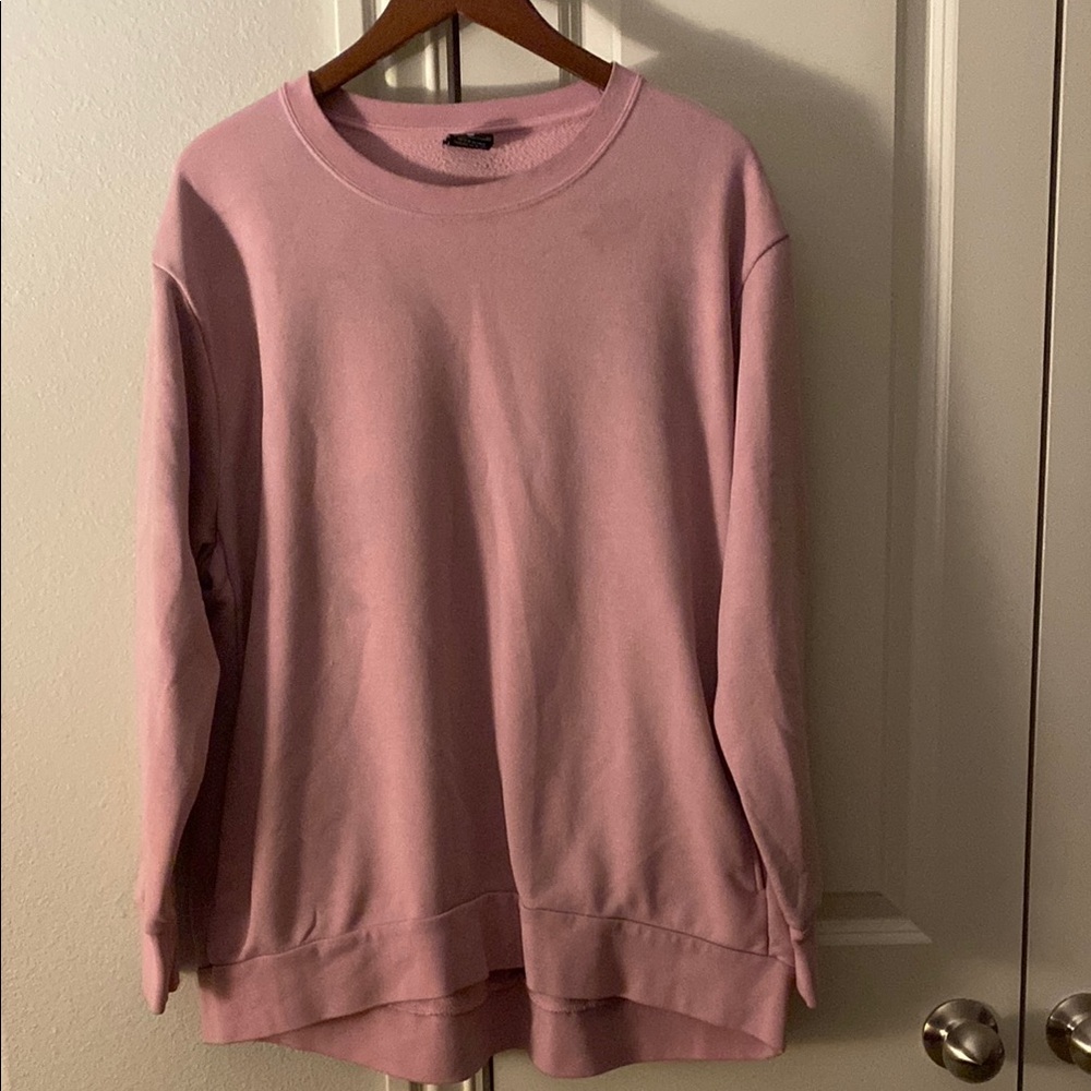 Nike Pink Hoodie with Sleeve Detail